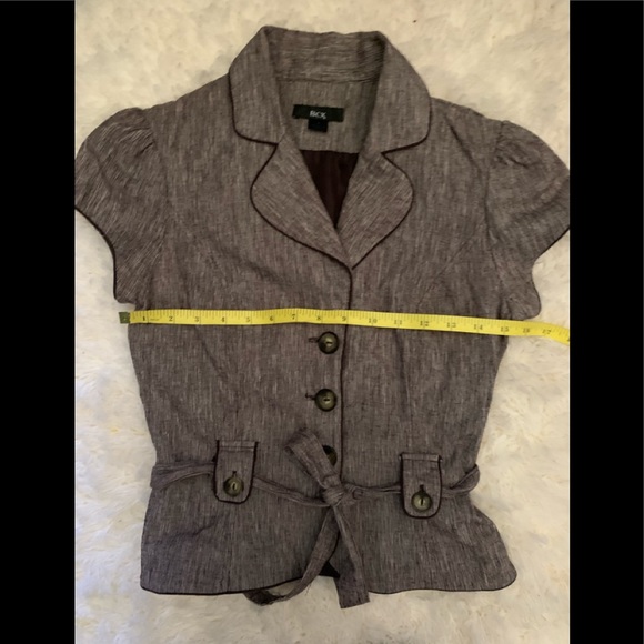 4/25 BCX Cropped Puff sleeve blazer size medium - Picture 5 of 12